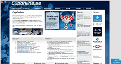 Desktop Screenshot of cuponline.se